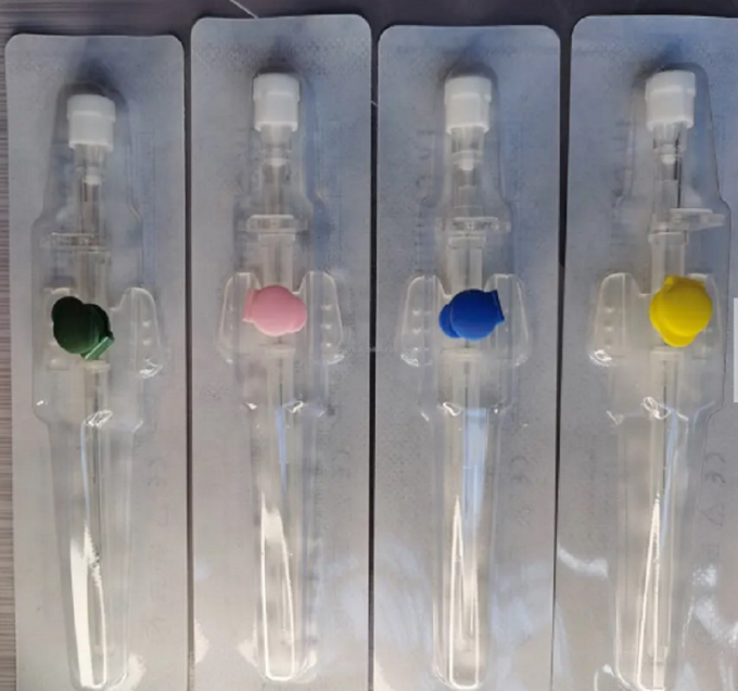 24G Yellow I.V Catheter Iv Cannula With Injection Port Intravenous