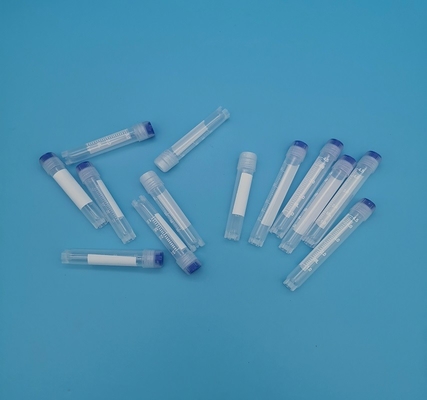 1.5ml Medical PP Serum Sample Tube Set Sterilized Blue EDTA Plain Tube