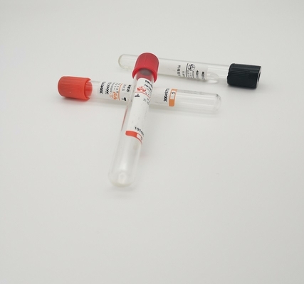 CE ISO Certified Disposable Vacuum Blood Collection Tube For Clinical Hematology Examination Plain Without Additives