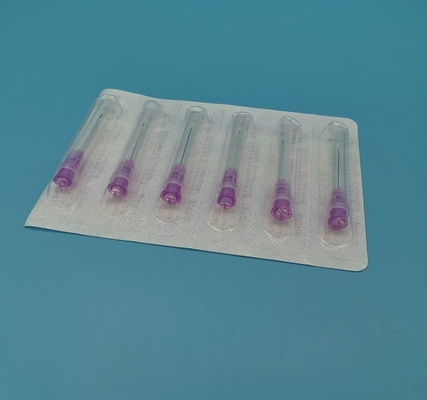 Red Hypodermic Disposable Needles Syringe Out Diameter 0.33mm 29G