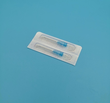 Disposable Deep Blue Sterile 23g Hypodermic Needle With 0.6mm Out Diameter