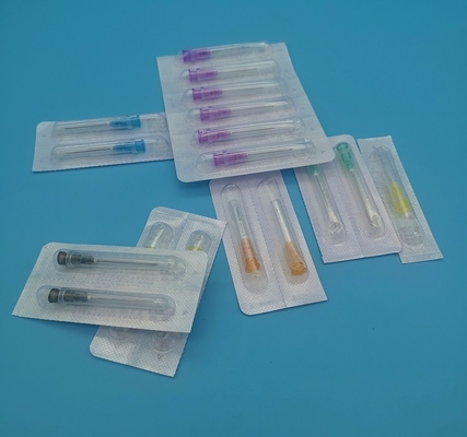 Brown Disposable Hypodermic Needles Out Diameter 0.45mm 26G