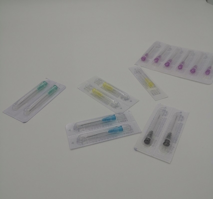 Olive Green Disposable Syringe Needles Inclined Injection Needle Out Diameter 3.4mm 10G