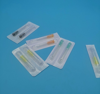 Pink Inclined Hole Disposable Needles And Syringes 1.2mm Out Diameter 18G For Inuslin