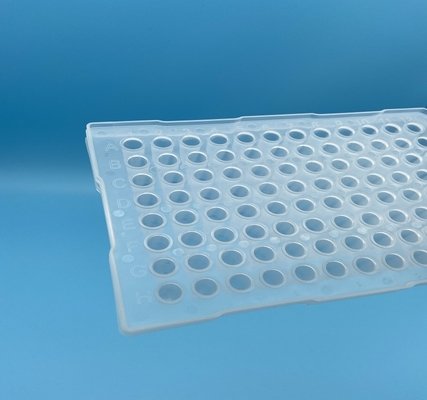 Non Skirted Deep Well PCR Plates Transparent 0.2ml 96 Well PCR Plate