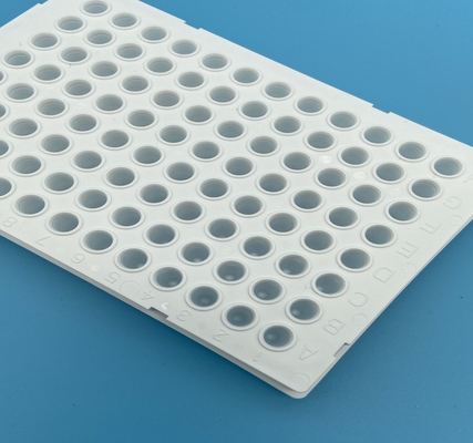 Semi Skirted Deep Well PCR Plates White 0.2ml PCR 96 Well PCR Plate
