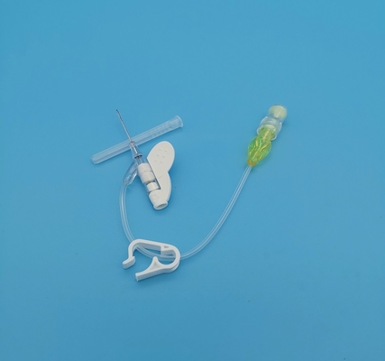 24G 	Disposable IV Cannula Butterfly Type Yellow Pediatric Neonatal Infusion
