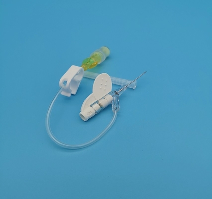 24G 	Disposable IV Cannula Butterfly Type Yellow Pediatric Neonatal Infusion