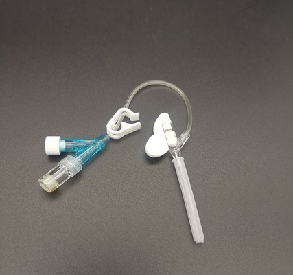 Blue Adults Disposable IV Cannula Catheter 22G Y Type For Routine Infusion