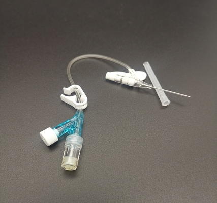 Blue Adults Disposable IV Cannula Catheter 22G Y Type For Routine Infusion