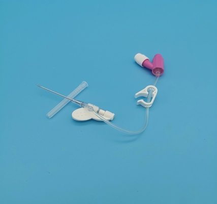 Disposable Pink 20G Y Positive Pressure Type Iv Catheter Cannula For Emergency Infusion Blood Transfusion