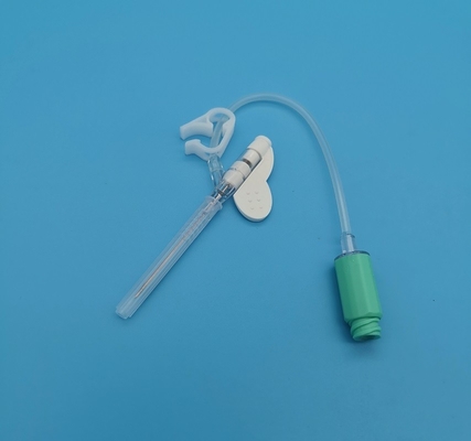 18G Butterfly Positive Pressure Type Disposable Iv Cannula Surgical Infusion/Blood Transfusion Green