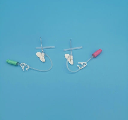 18G Butterfly Positive Pressure Type Disposable Iv Cannula Surgical Infusion/Blood Transfusion Green