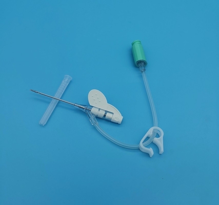 18G Butterfly Positive Pressure Type Disposable Iv Cannula Surgical Infusion/Blood Transfusion Green