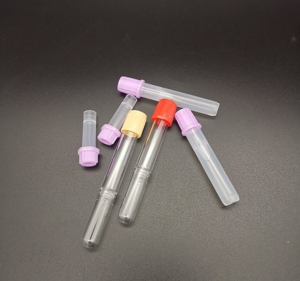 1.5ml Medical PP Serum Sample Tube Set Sterilized Blue EDTA Plain Tube