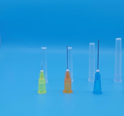 Yellow Disposable Hypodermic Needles Syringe Out Diameter 0.9mm 20G