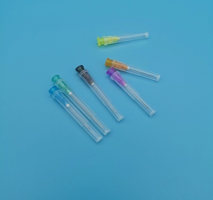 Pink Inclined Hole Disposable Needles And Syringes 1.2mm Out Diameter 18G For Inuslin