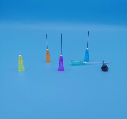 Pink Inclined Hole Disposable Needles And Syringes 1.2mm Out Diameter 18G For Inuslin