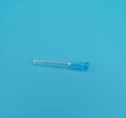 Blue Grey Disposable Needle Syringe Inclined Out Diameter 1.8mm 15G For Medicine