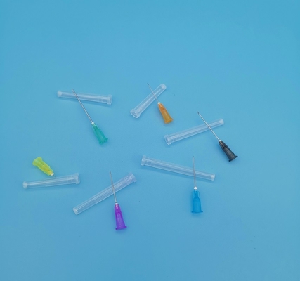 Disposable Pink Syringe Needle Side Hole Out Diameter 1.2mm 18G
