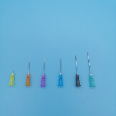 Disposable Pink Syringe Needle Side Hole Out Diameter 1.2mm 18G