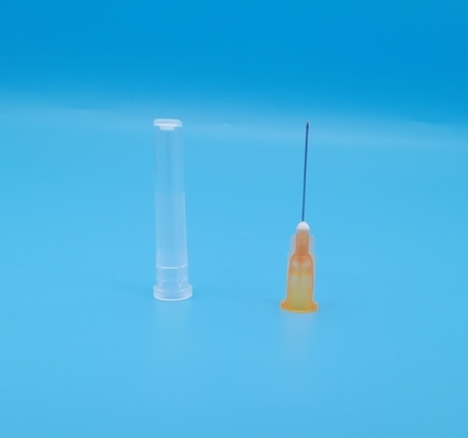 Light Yellow Disposable Dental Syringes Side Hole Out Diameter 2.7mm 12G