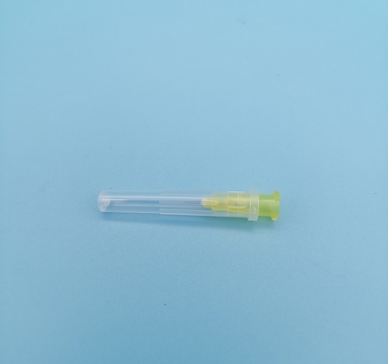 Light Yellow Disposable Syringe Needles Inclined For Injection Out Diameter 2.7mm 12G