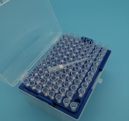 0.1-10ul Disposable Pipette Tips Transparent Sterile Low Adsorption Suction Head