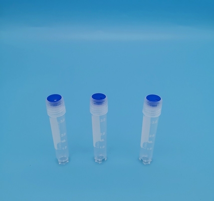 Polypropylene Preservation Tube Set 1.5ml Sterilized Orange Plain Serum Tube