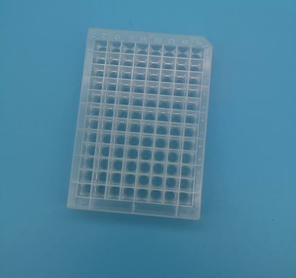 Magnetic Sleeve Deep Well PCR Plates Sterilization Transparent 96-Well Pointed Bottom