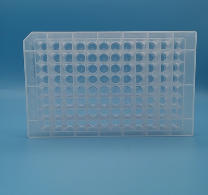 Magnetic Sleeve Deep Well PCR Plates Sterilization Transparent 96-Well Pointed Bottom