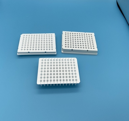 Semi Skirted Deep Well PCR Plates White 0.2ml PCR 96 Well PCR Plate
