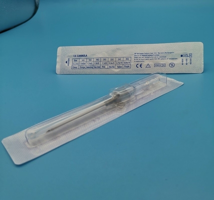 16G Medium Gray Disposable IV Cannula Medical Device