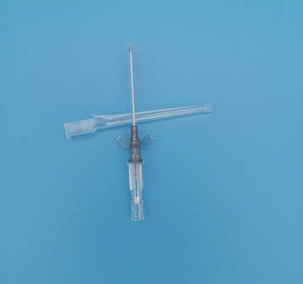 22G Deep Bule Safety I.V.Catheter Cannula With Small Wings CE ISO For Beauty Clinics Class III Instrument Classification