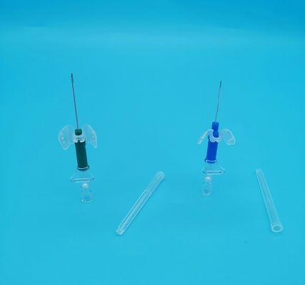 24G Yellow Disposable Iv Catheters Butterfly Type CE ISO13485